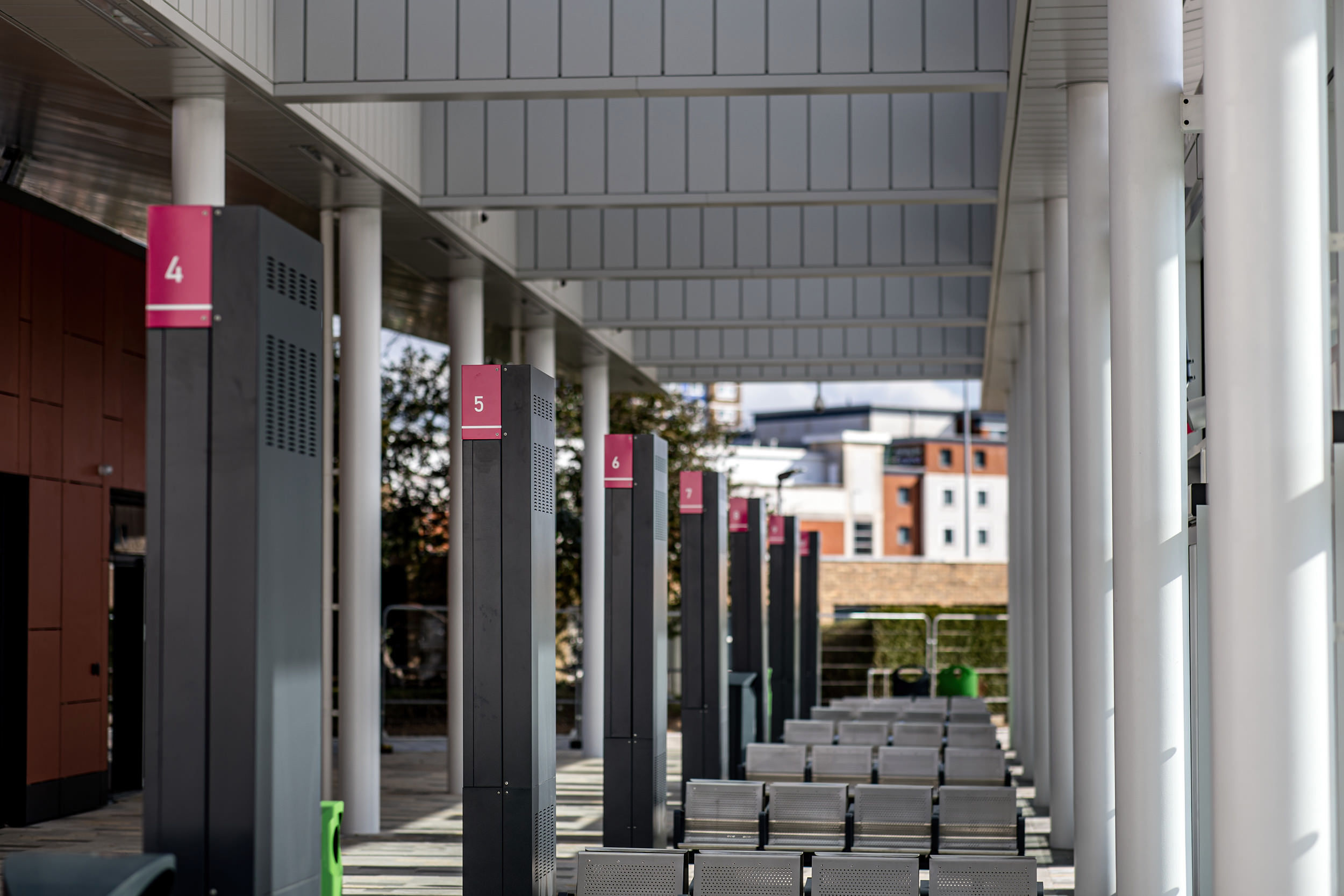 Stevenage’s £9.6 million new bus interchange completed and ready to open later in the Spring