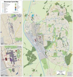 Stevenage Cycle Map