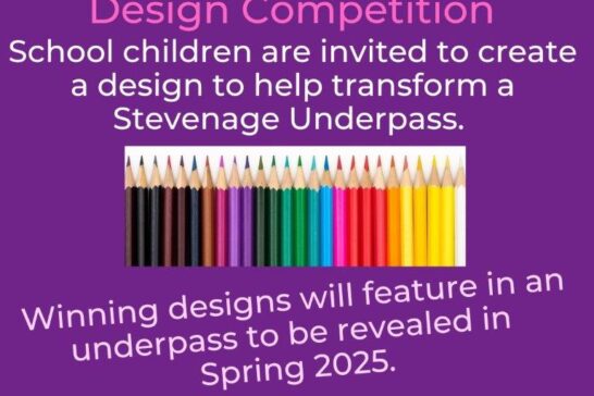 Local schools invited to help design the next underpass artworks in Stevenage