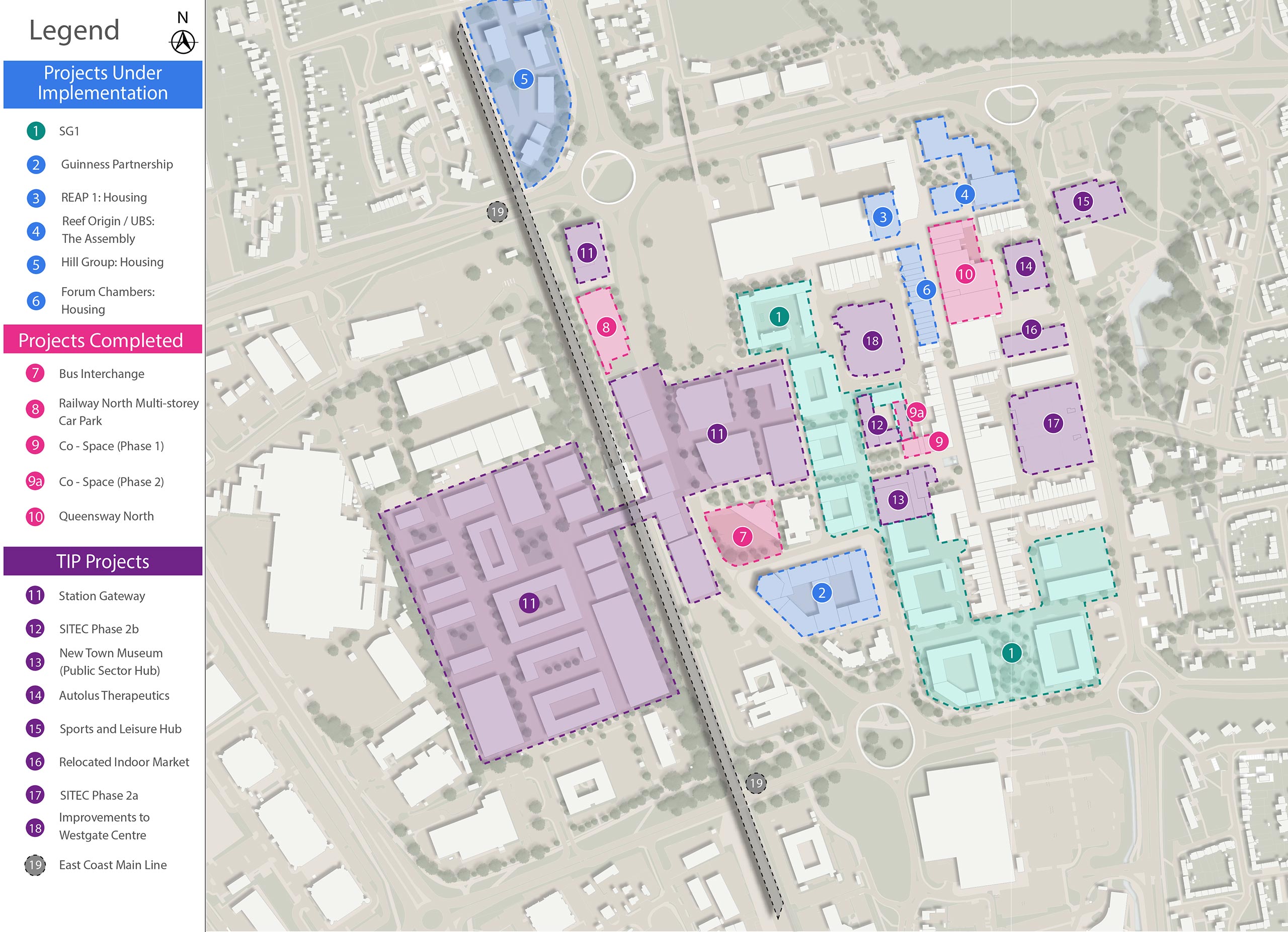 Stevenage Even Better Regeneration Map